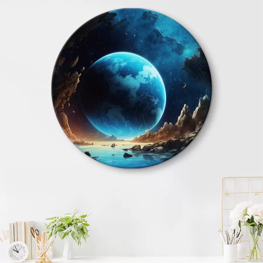  Schilderijen Blauwe planeten r40697