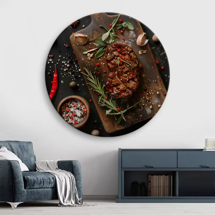  Schilderijen Sappige steak r40762