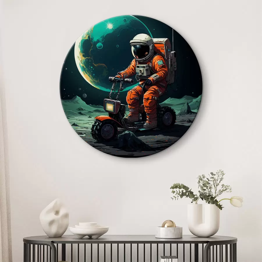 Schilderijen Astronaut op de maan r40837