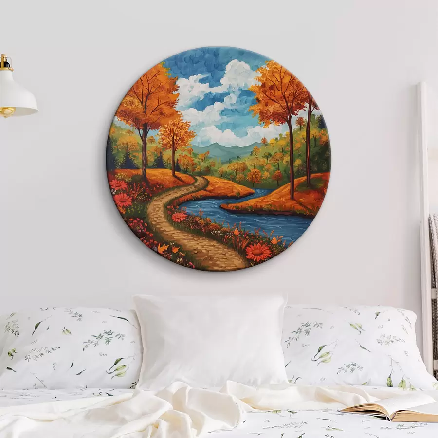  Schilderijen Aquarel herfstlandschap r40900