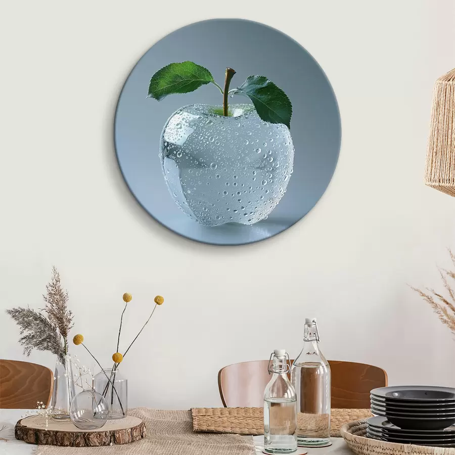  Schilderijen Glazen appel in dauwdruppels r40914