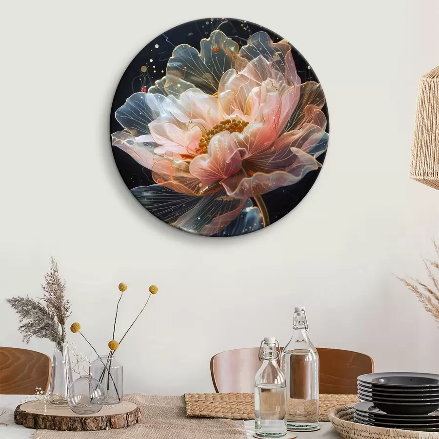  Peintures Fleur d'espace avec taches r40966