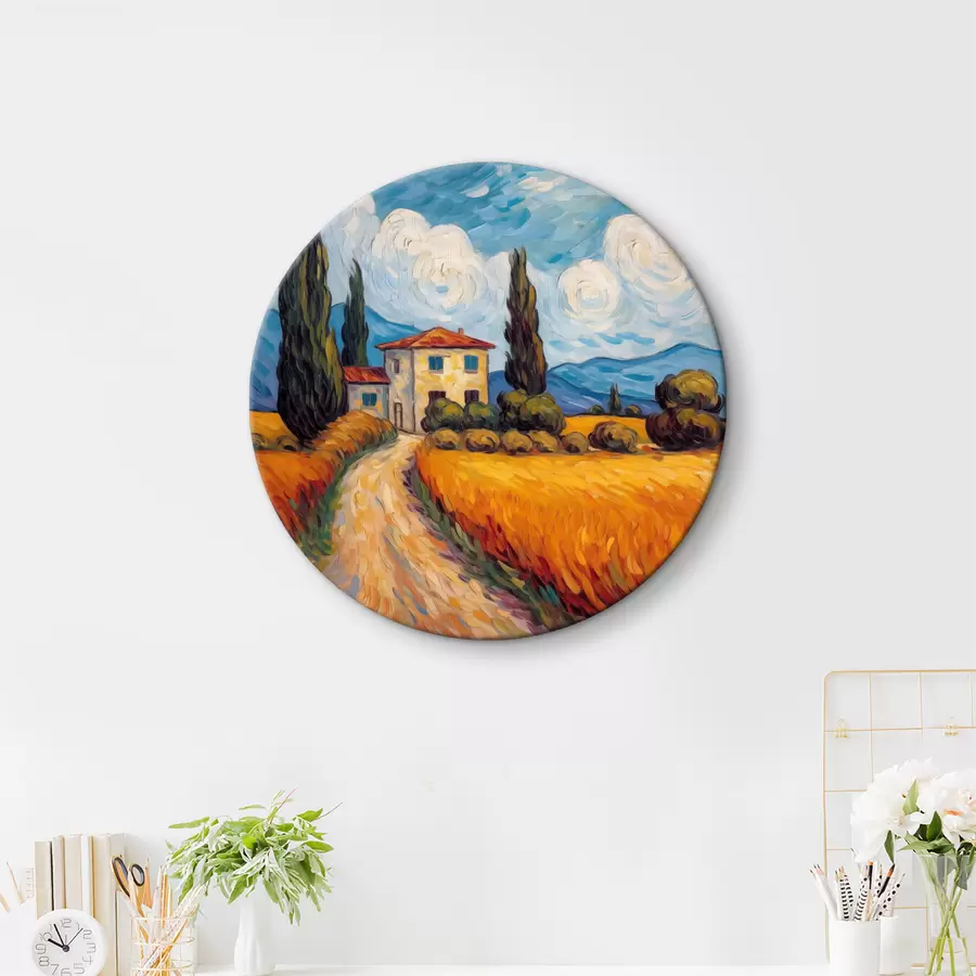  Schilderijen Zonnige dag in Toscane r41500