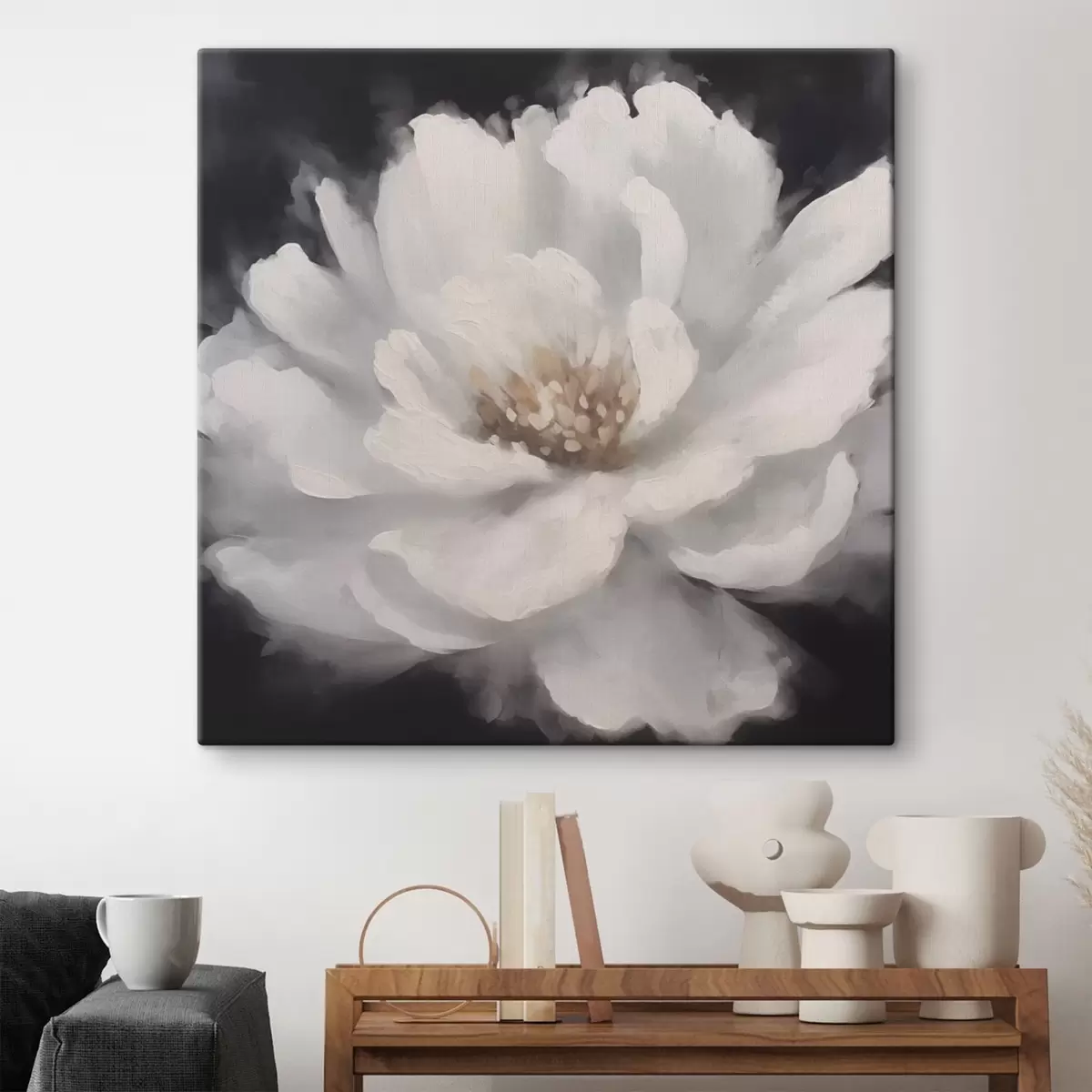  Peintures Pivoine blanche s42338