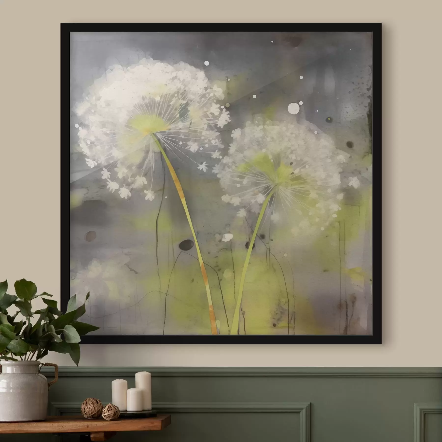 Fotobehang Paardebloemen f42340