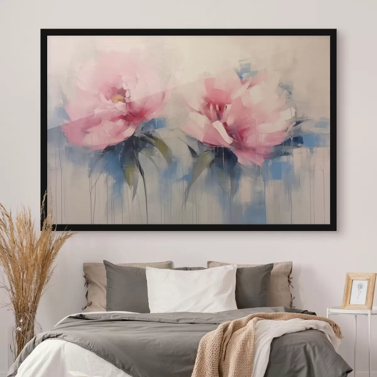 Affiche Pivoines roses f42343