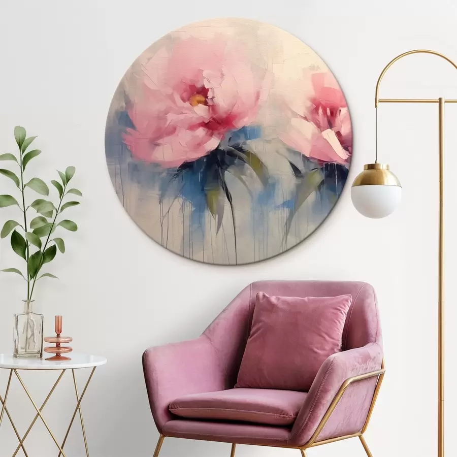  Schilderijen Roze pioenrozen r42343