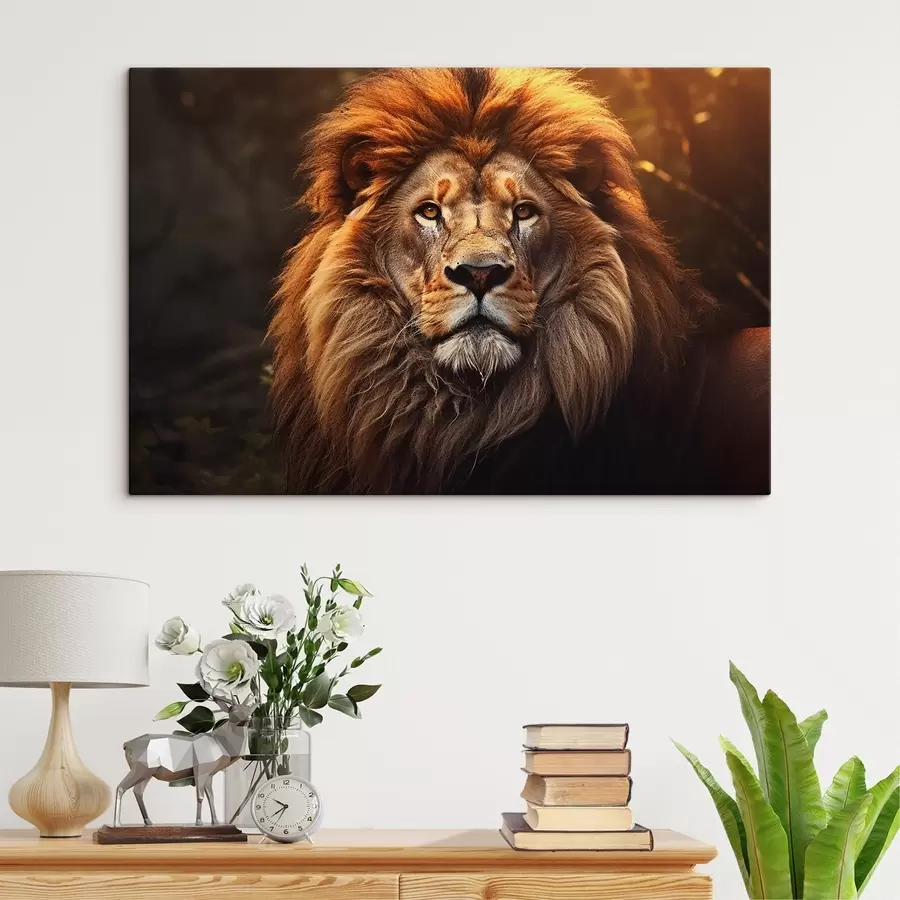  Peintures Magnifique lion s42390