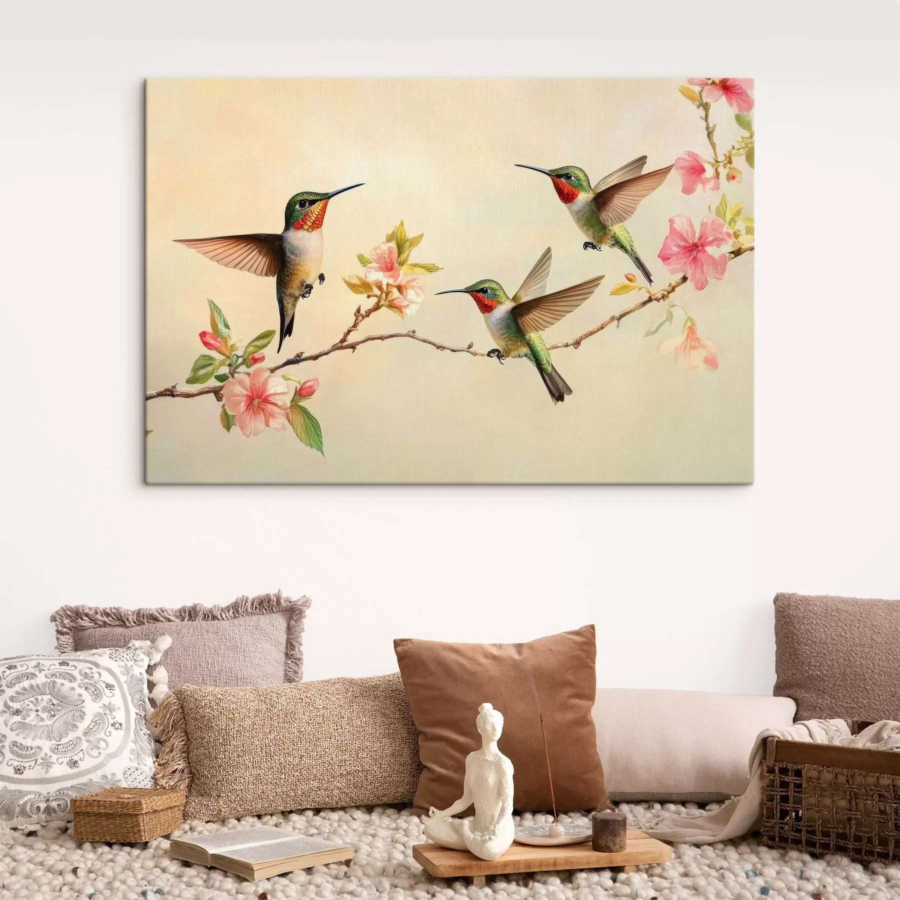 Papier peint photo Oiseaux sur les branches s42392