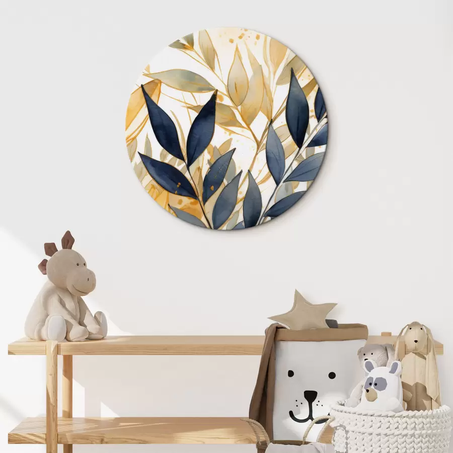  Peintures Branches claires et foncées sur fond d'aquarelle r42394