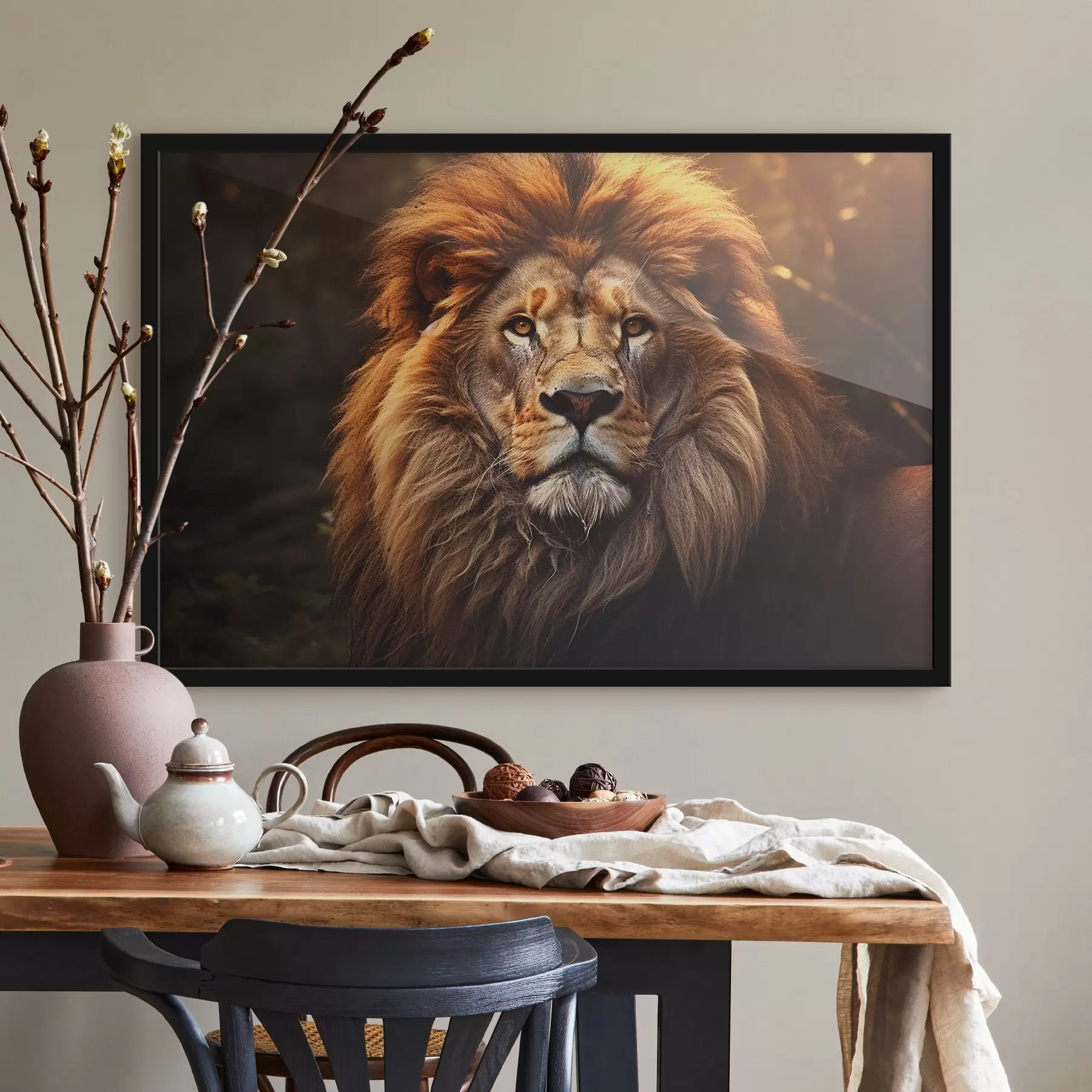  Schilderijen Prachtige leeuw f42390