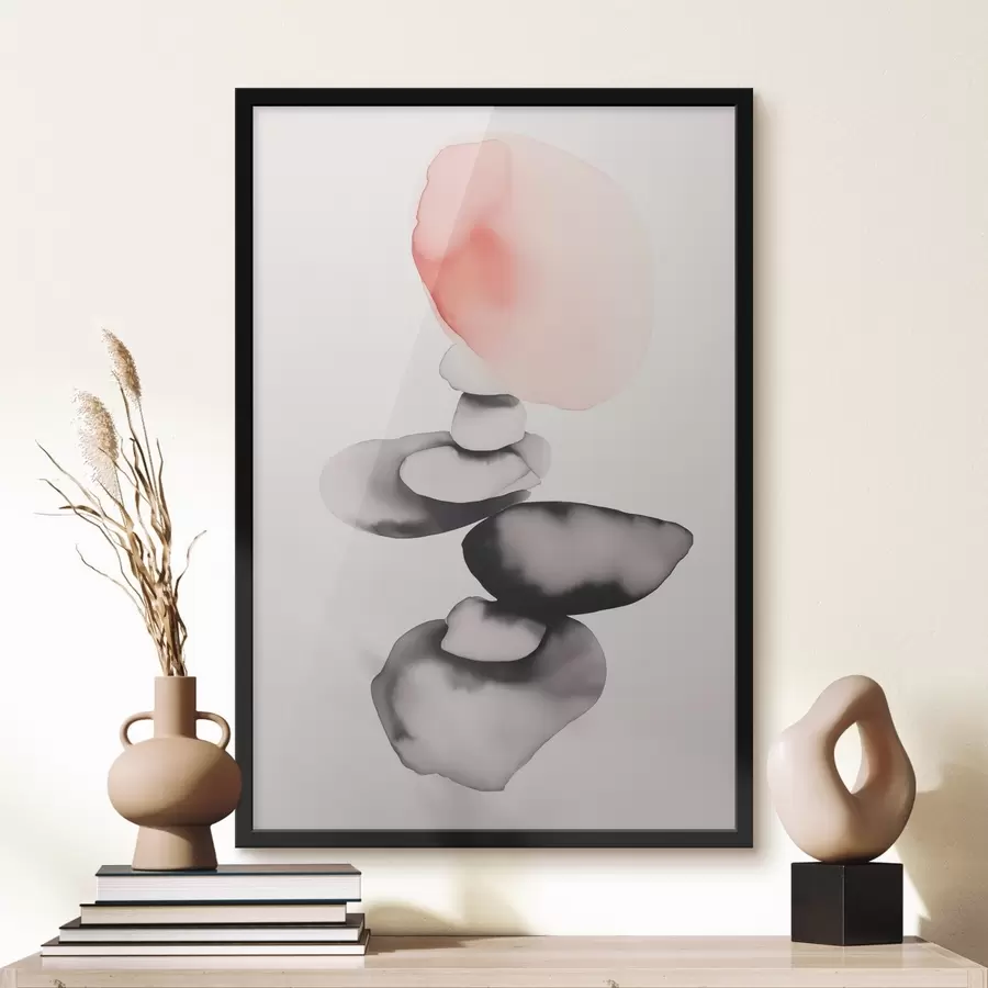 Papier peint photo Abstraction de taches dans le style de l'aquarelle humide f42409