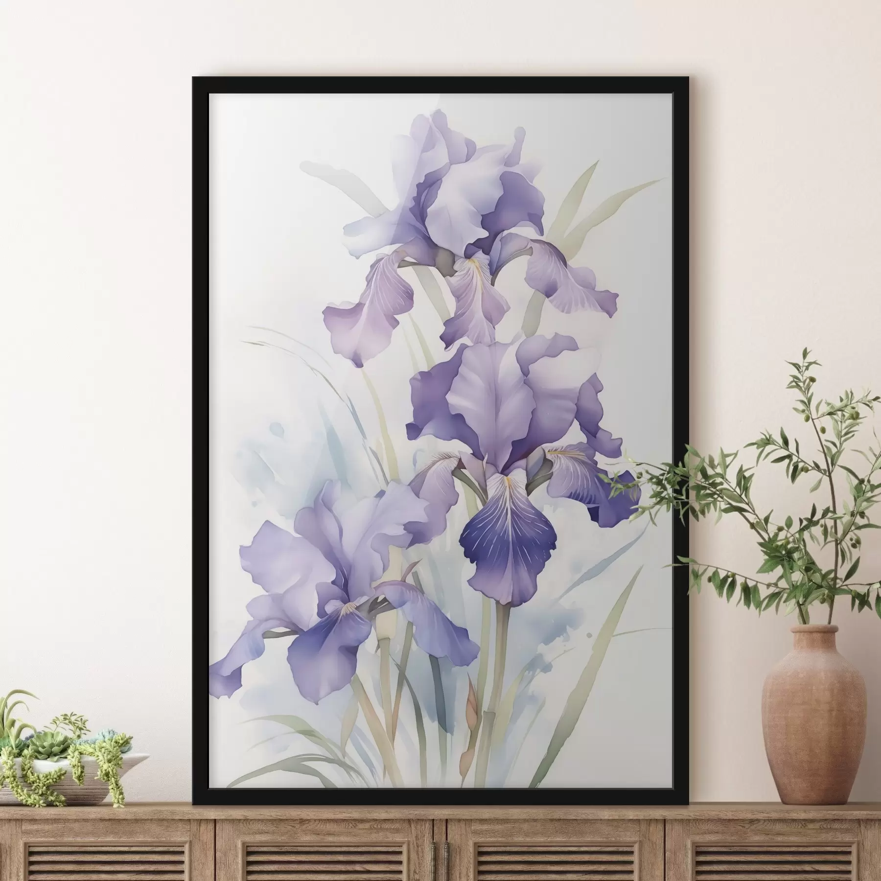  Peintures Iris imitation aquarelle f42414