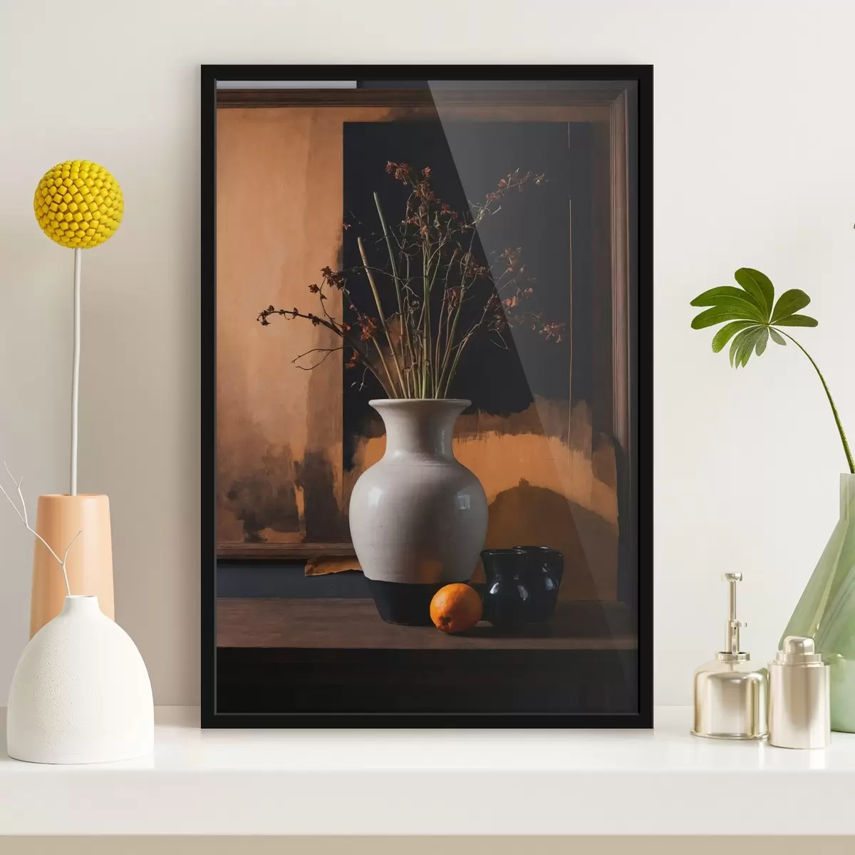 Poster Vaas met bloemen f42280