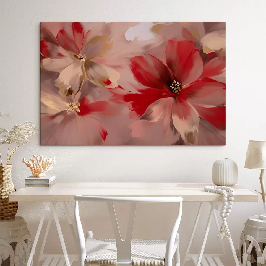  Peintures Fleurs abstraites s42460