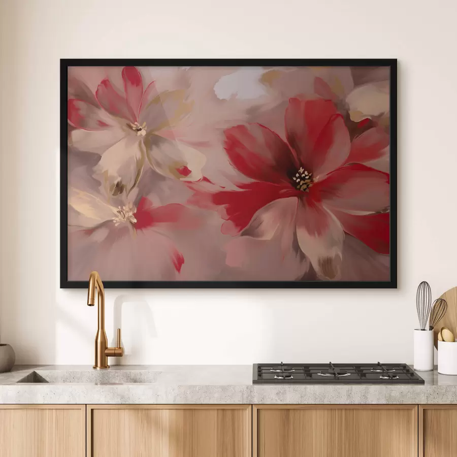 Fotobehang Abstracte bloemen f42460