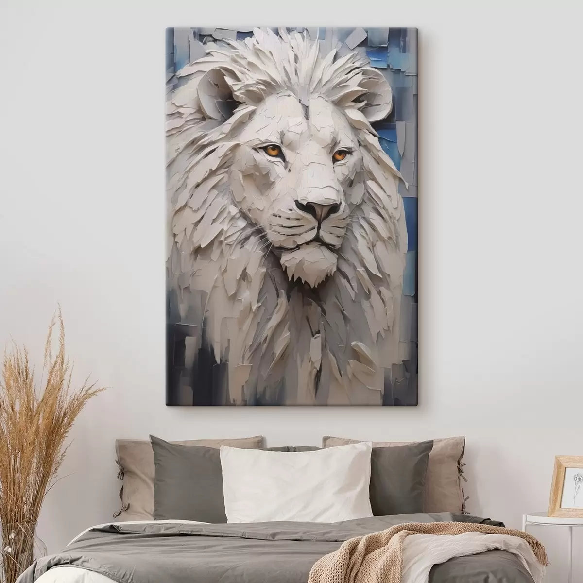  Schilderijen Leeuw imitatieschilderij s42468