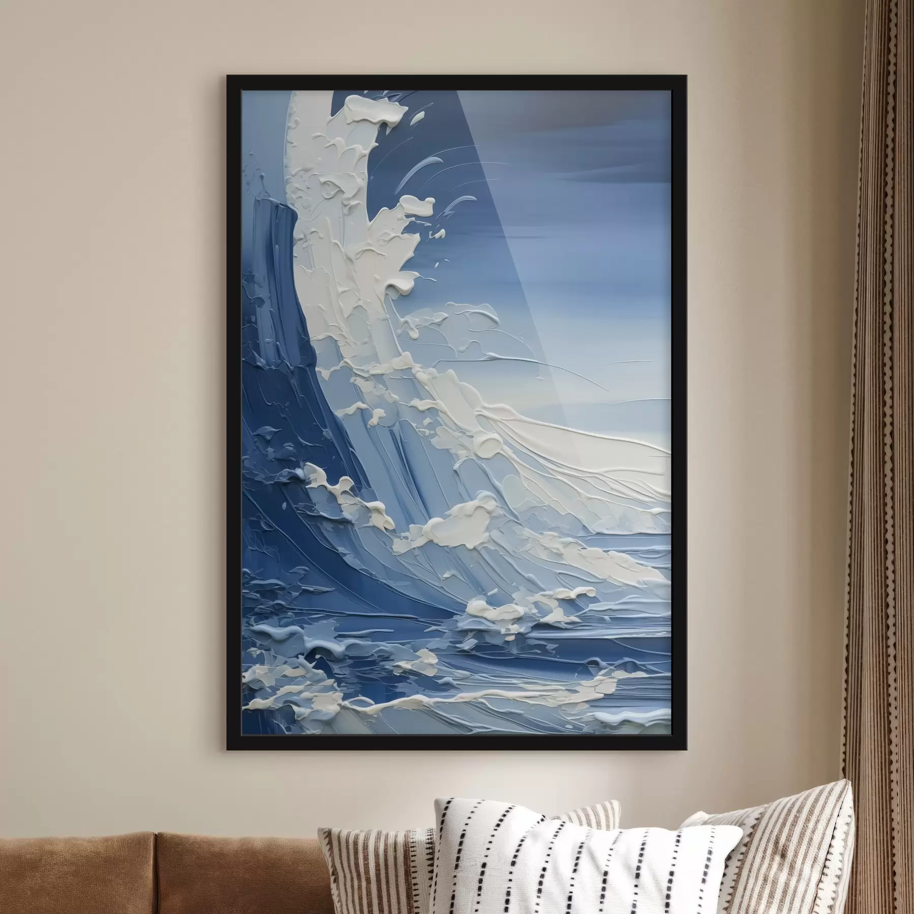  Peintures Peinture imitation vague de mer f42465