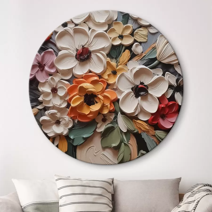  Peintures Fleurs imitant des traits r42472