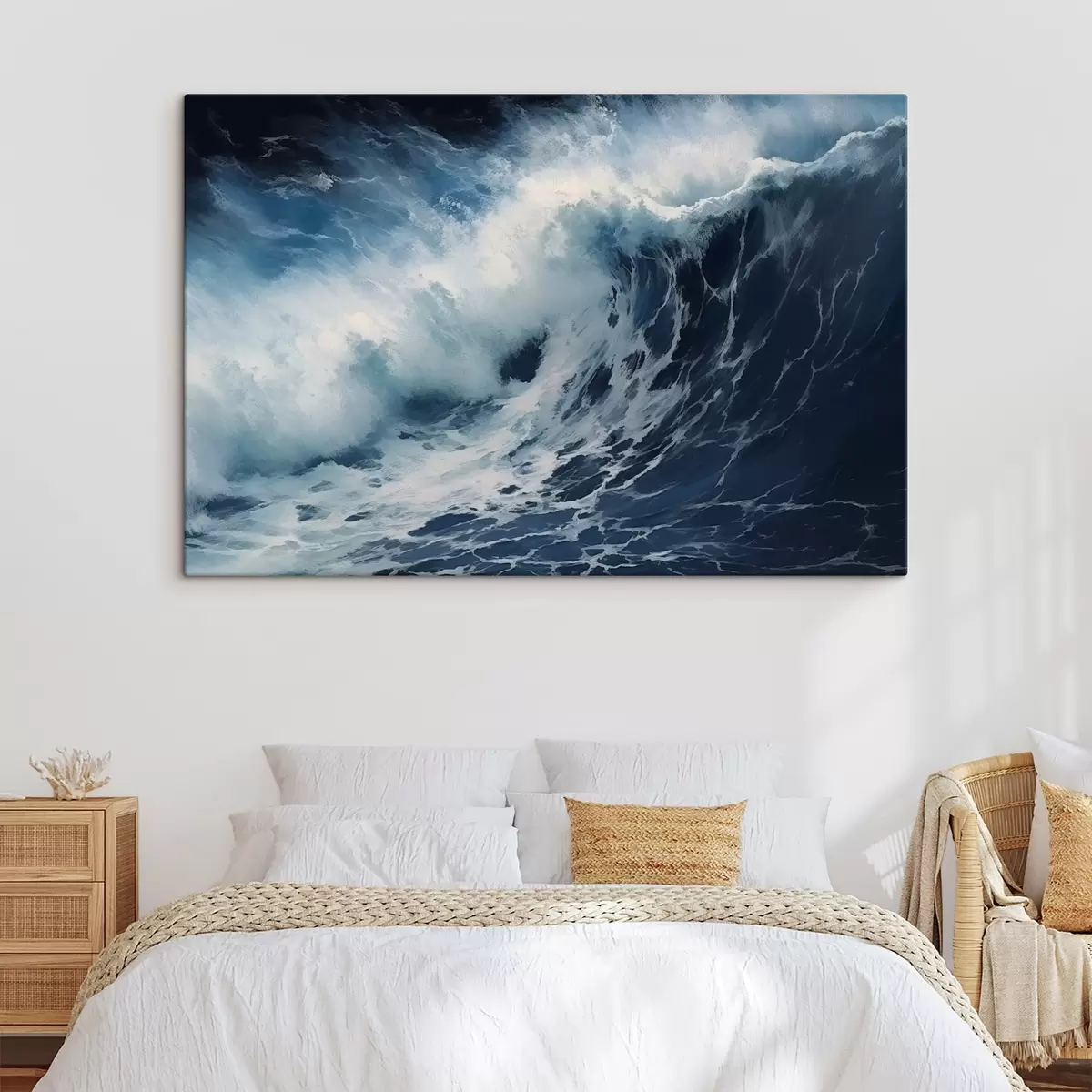  Peintures Vague océanique tempétueuse s42487