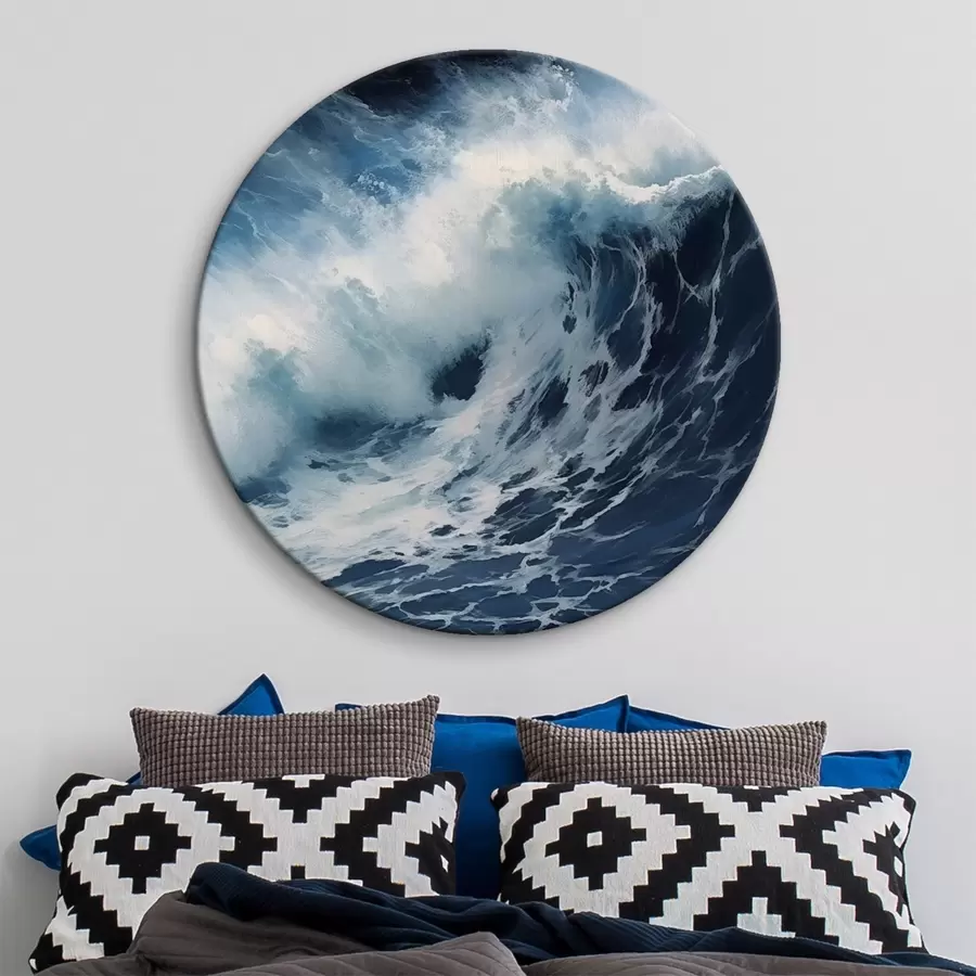  Schilderijen Stormachtige oceaangolf r42487