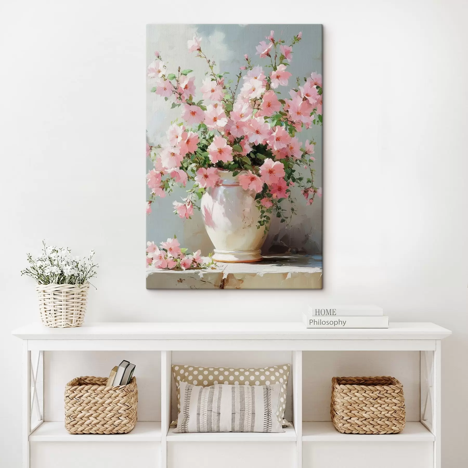 Fotobehang Boeket roze bloemen s42491