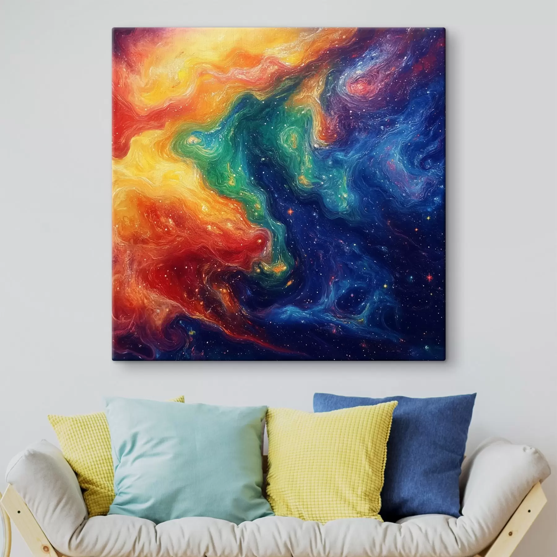  Peintures Abstraction en couleurs vives s42507