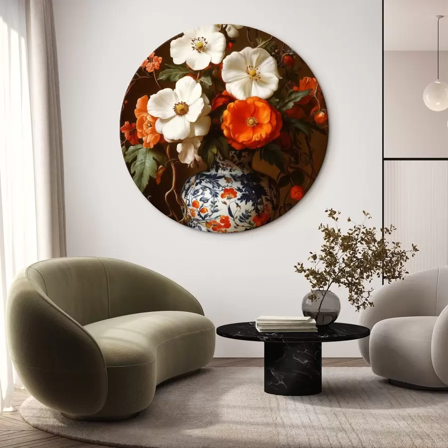  Peintures Bouquet dans un vase peint r42497