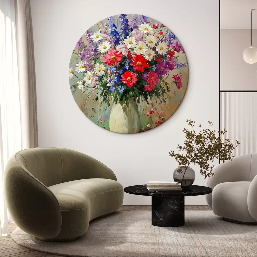  Schilderijen Vrolijk boeket wilde bloemen r42498