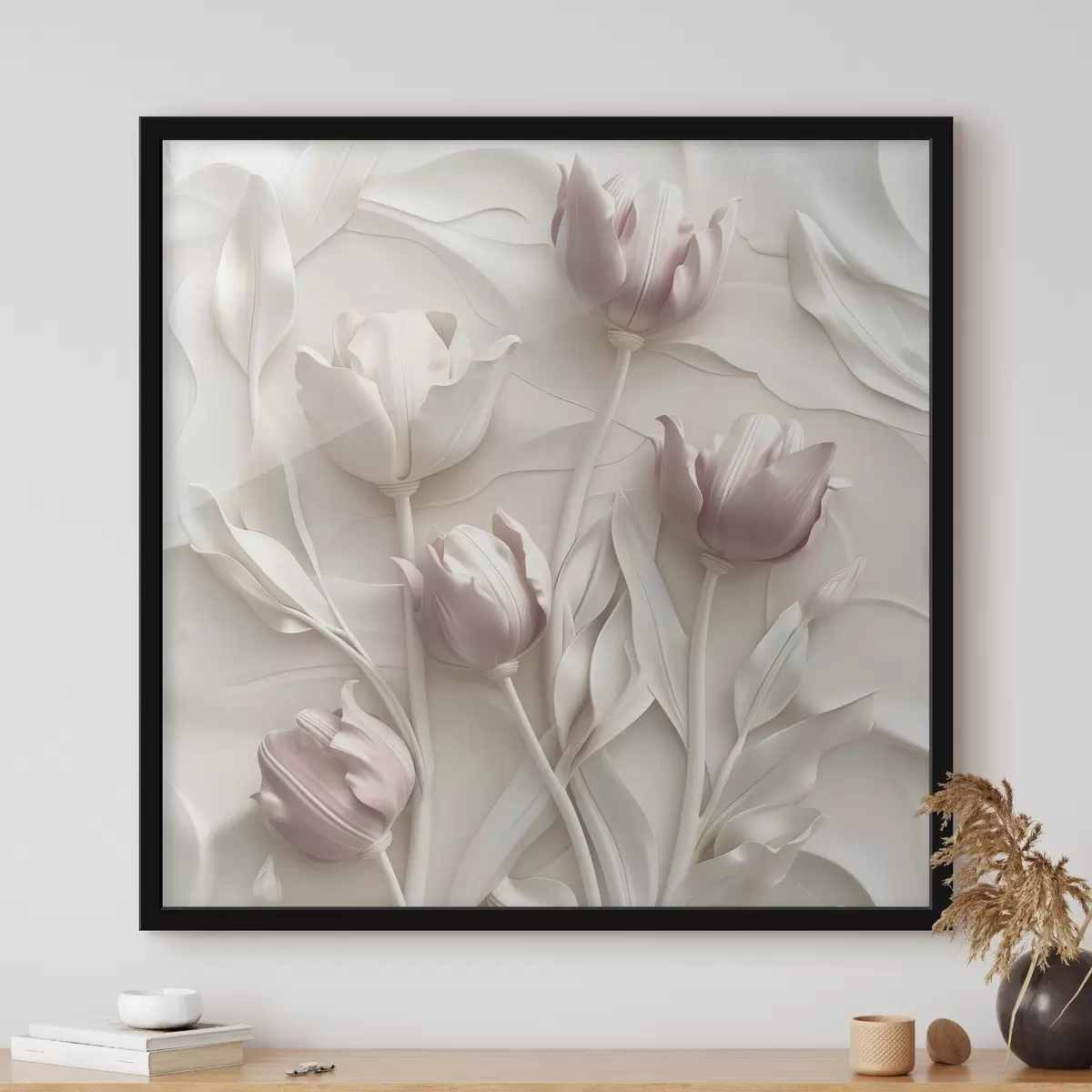 Affiche Fleurs délicates volumétriques f42613