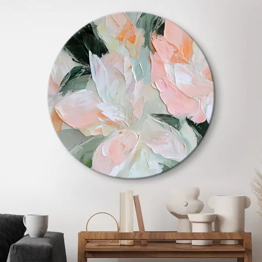  Schilderijen Abstracte bloemen in de stijl van olieverfschilderijen r42601