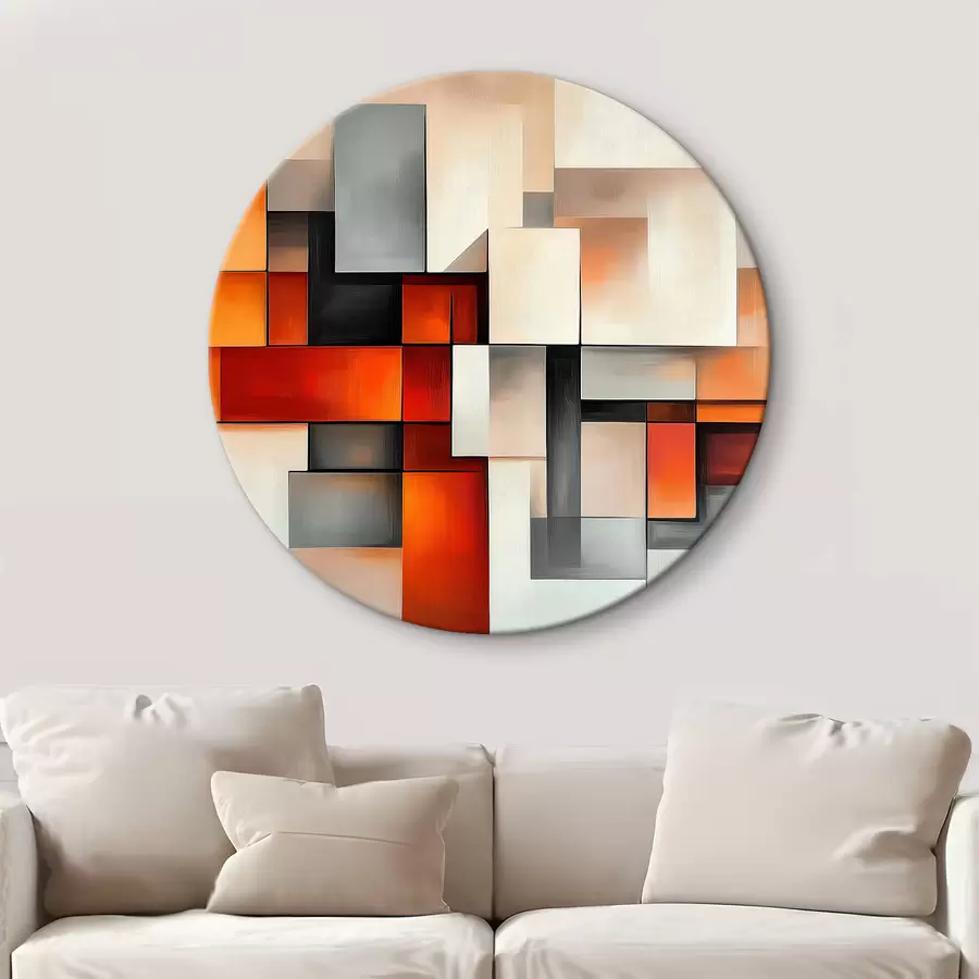  Schilderijen Geometrische abstractie r42554