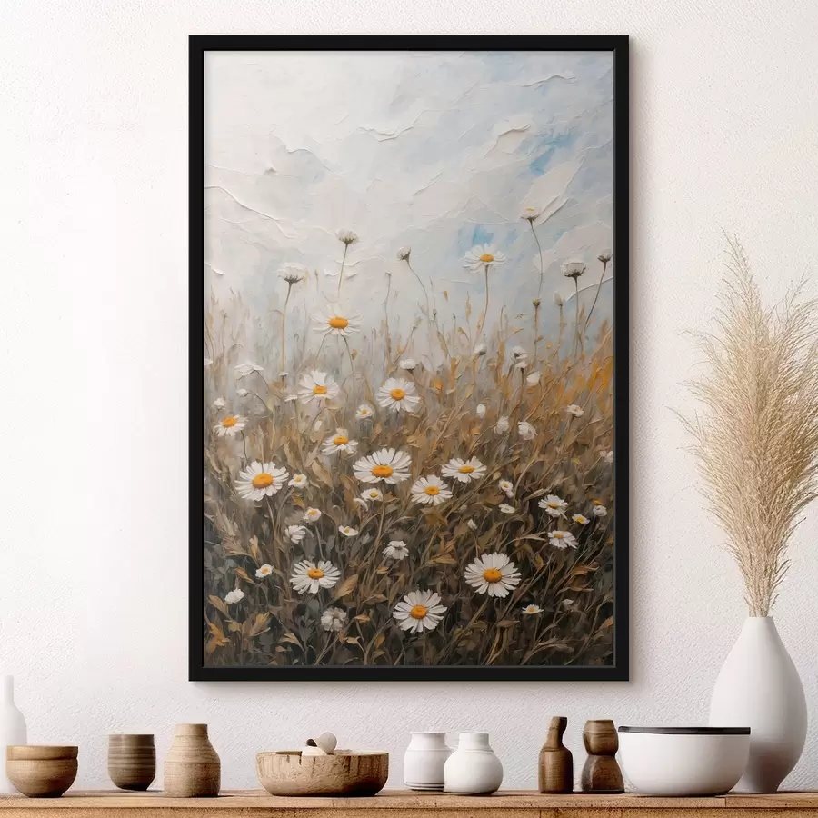 Fotobehang Kamilleveld f42527