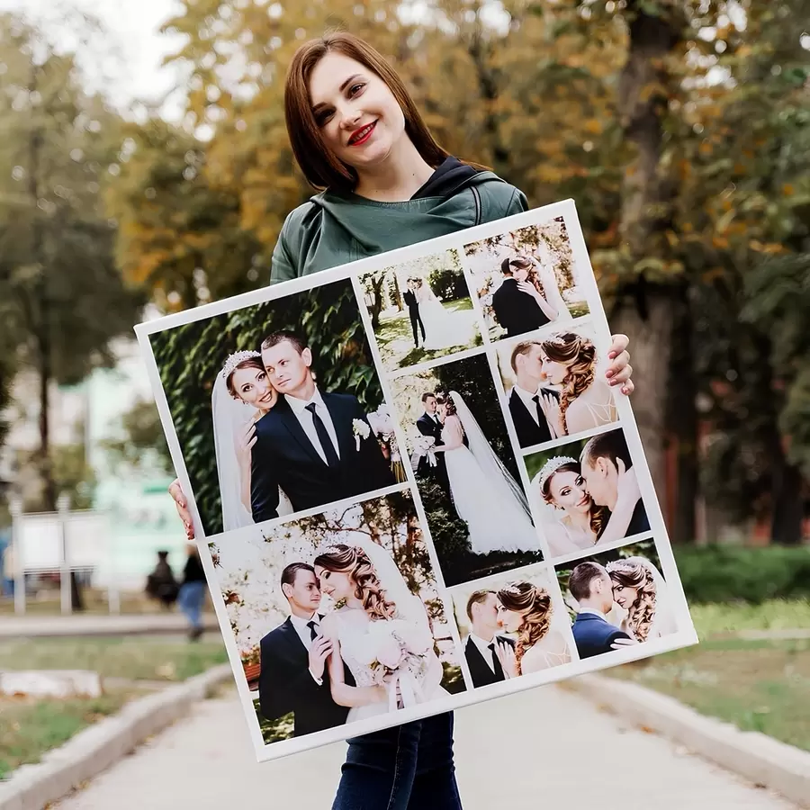  Schilderijen Fotocollage op canvas kopen s42676