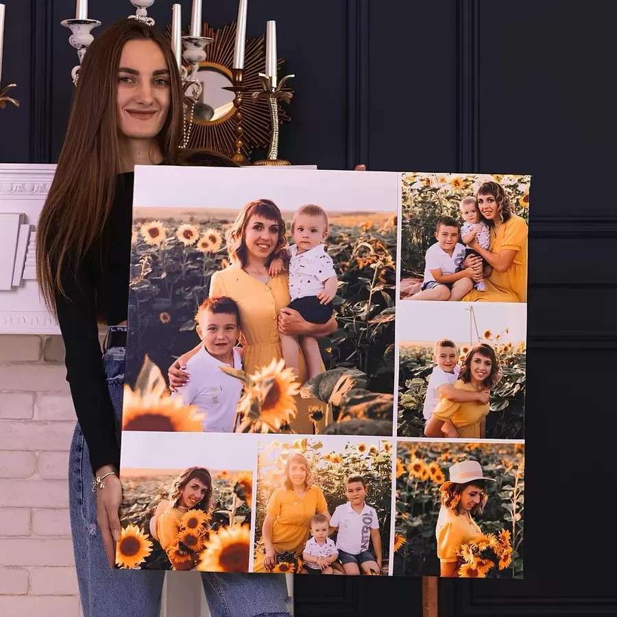  Peintures Réalisez un collage de photos sur toile à partir de votre photo s42679