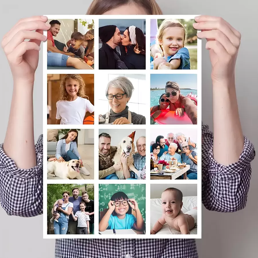  Schilderijen Fotocollage op canvas met levering s42680