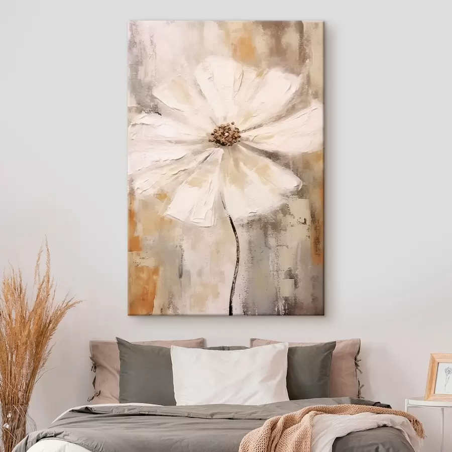  Schilderijen Witte bloemen trend s42640