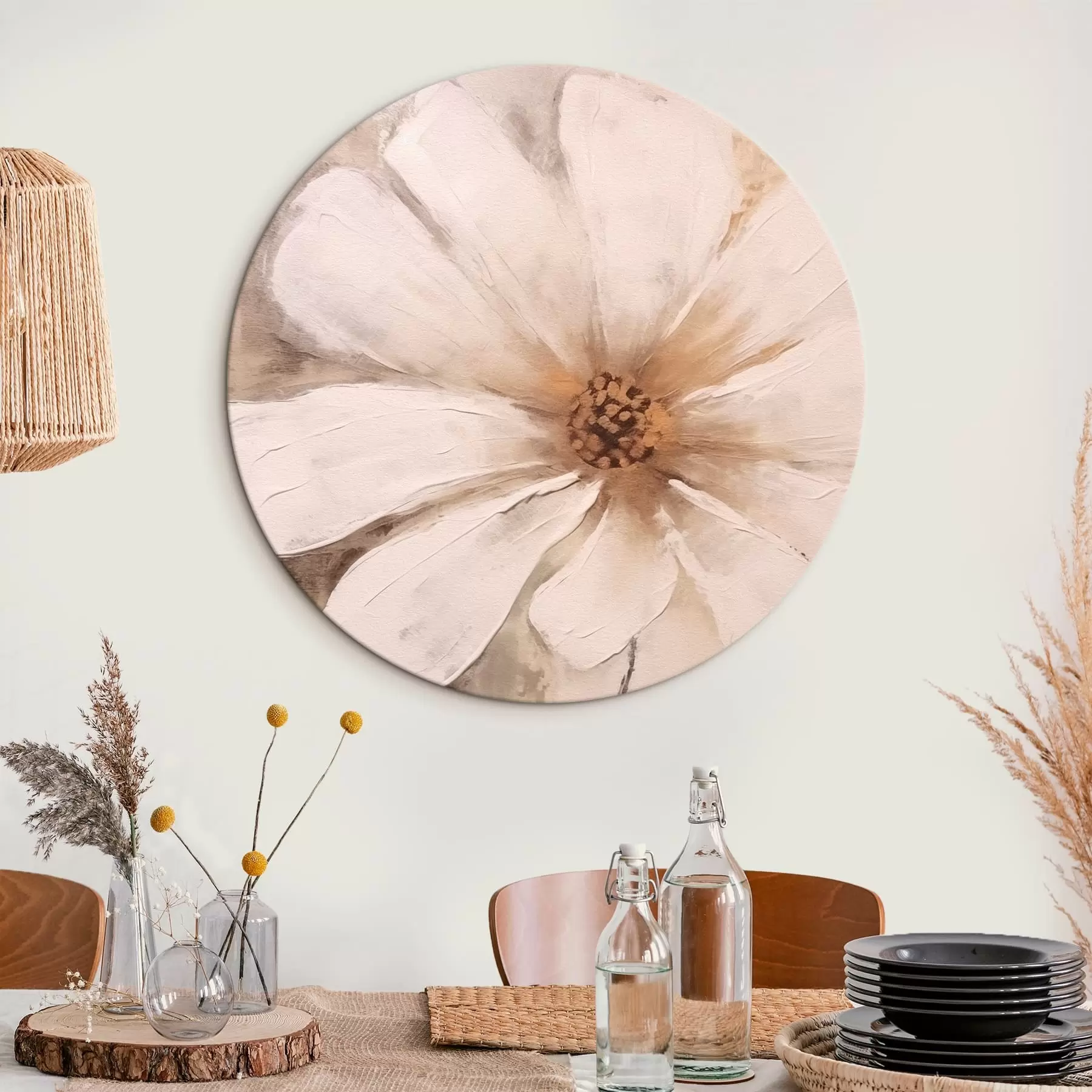  Schilderijen Grote witte bloem r42641