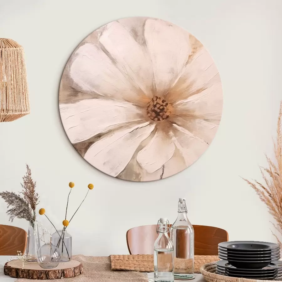  Schilderijen Grote witte bloem r42641