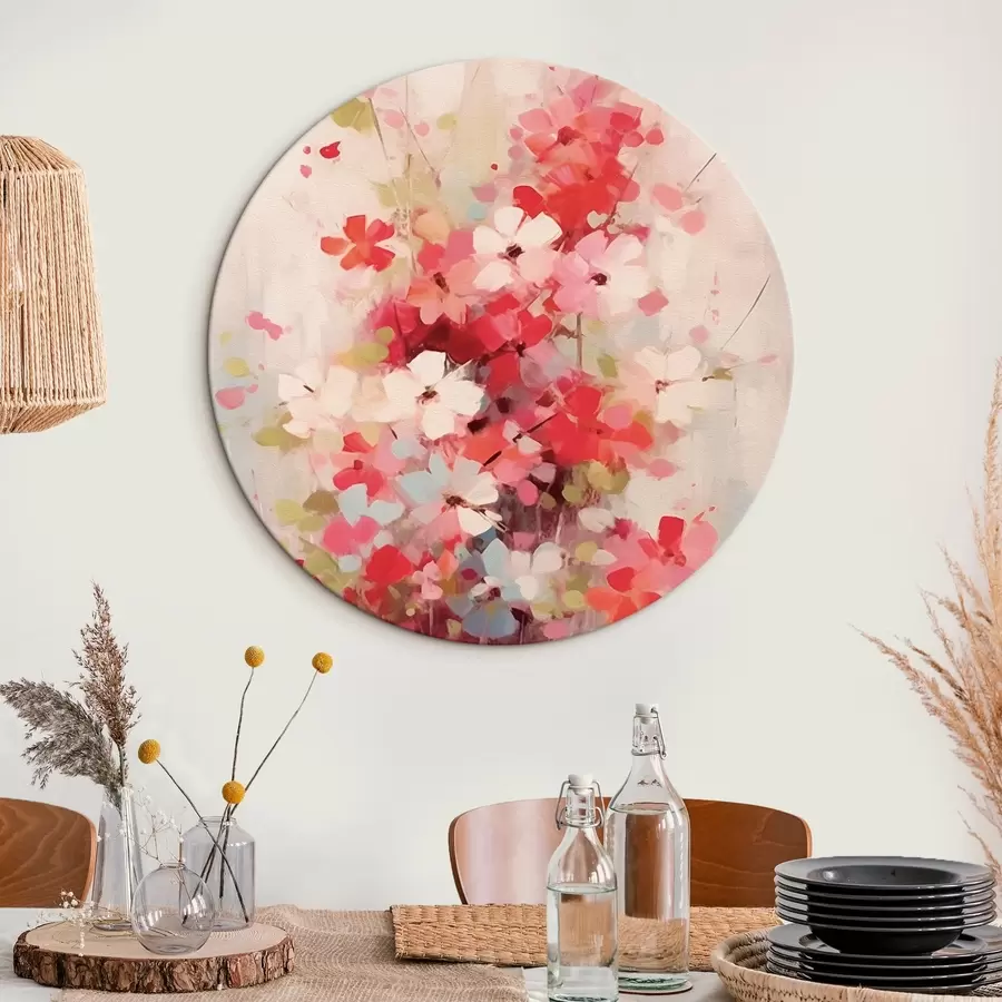  Peintures Buisson de fleurs colorées r42643