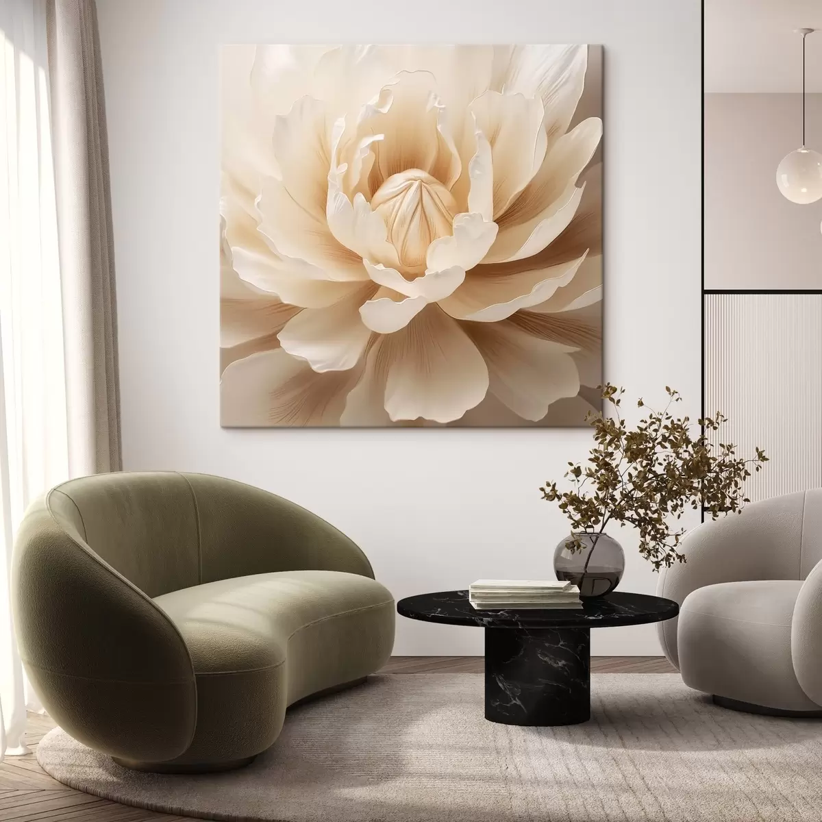  Peintures Fleur de crème s42656