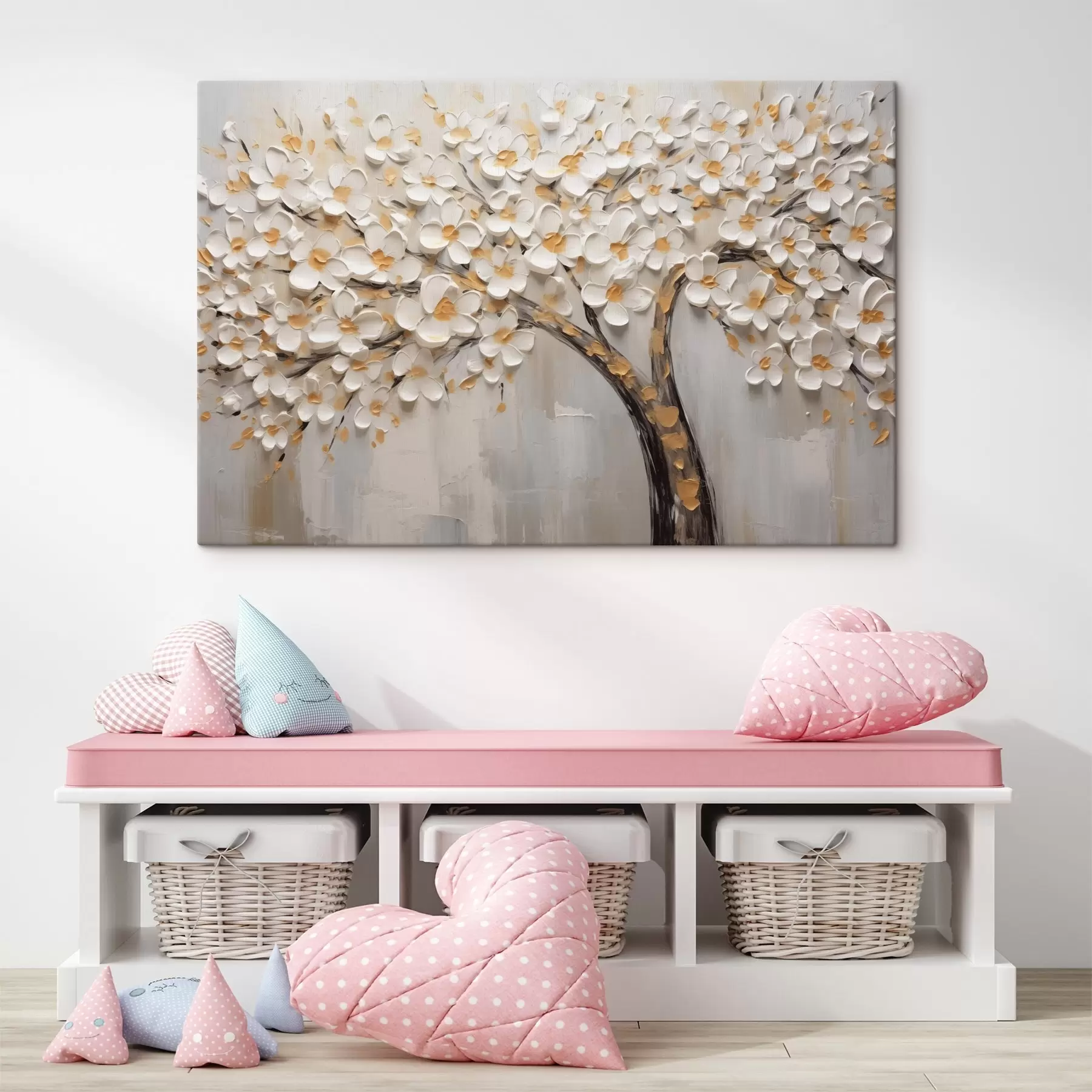 Papier peint photo Image volumétrique d'un arbre à fleurs s42658