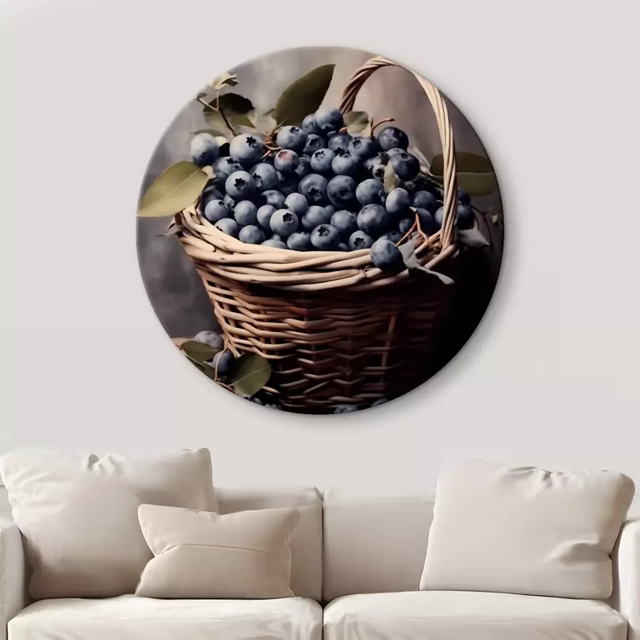  Schilderijen Mandje met bosbessen r42645