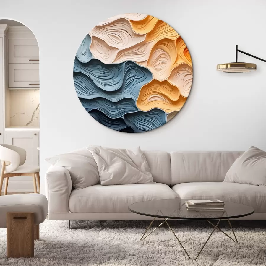  Schilderijen Abstracte kleurlagen met textuur r42647