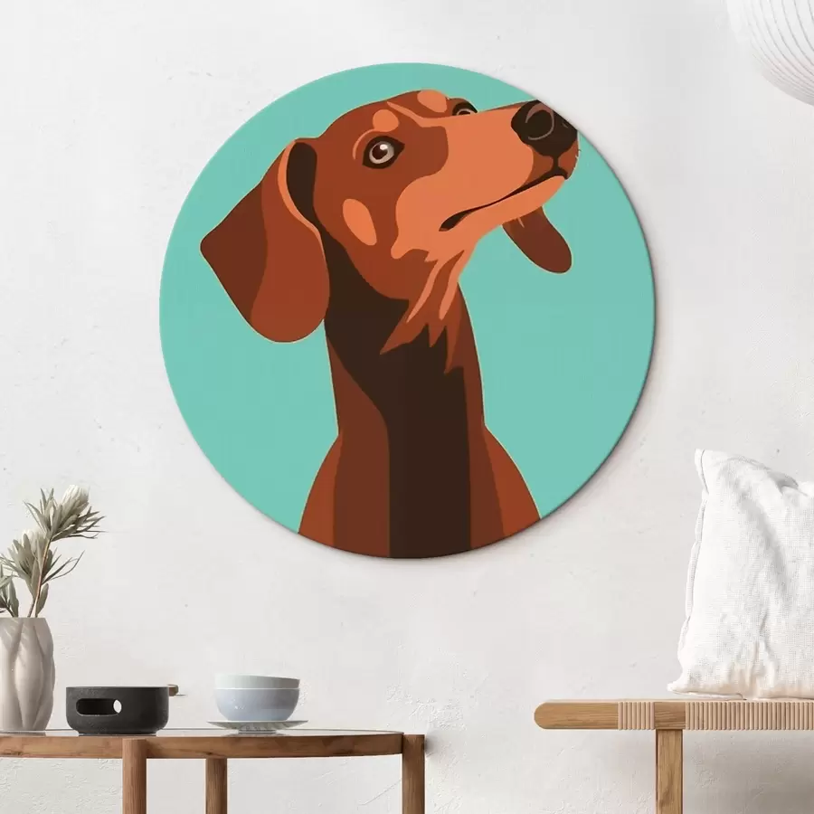  Schilderijen Teckel r42655