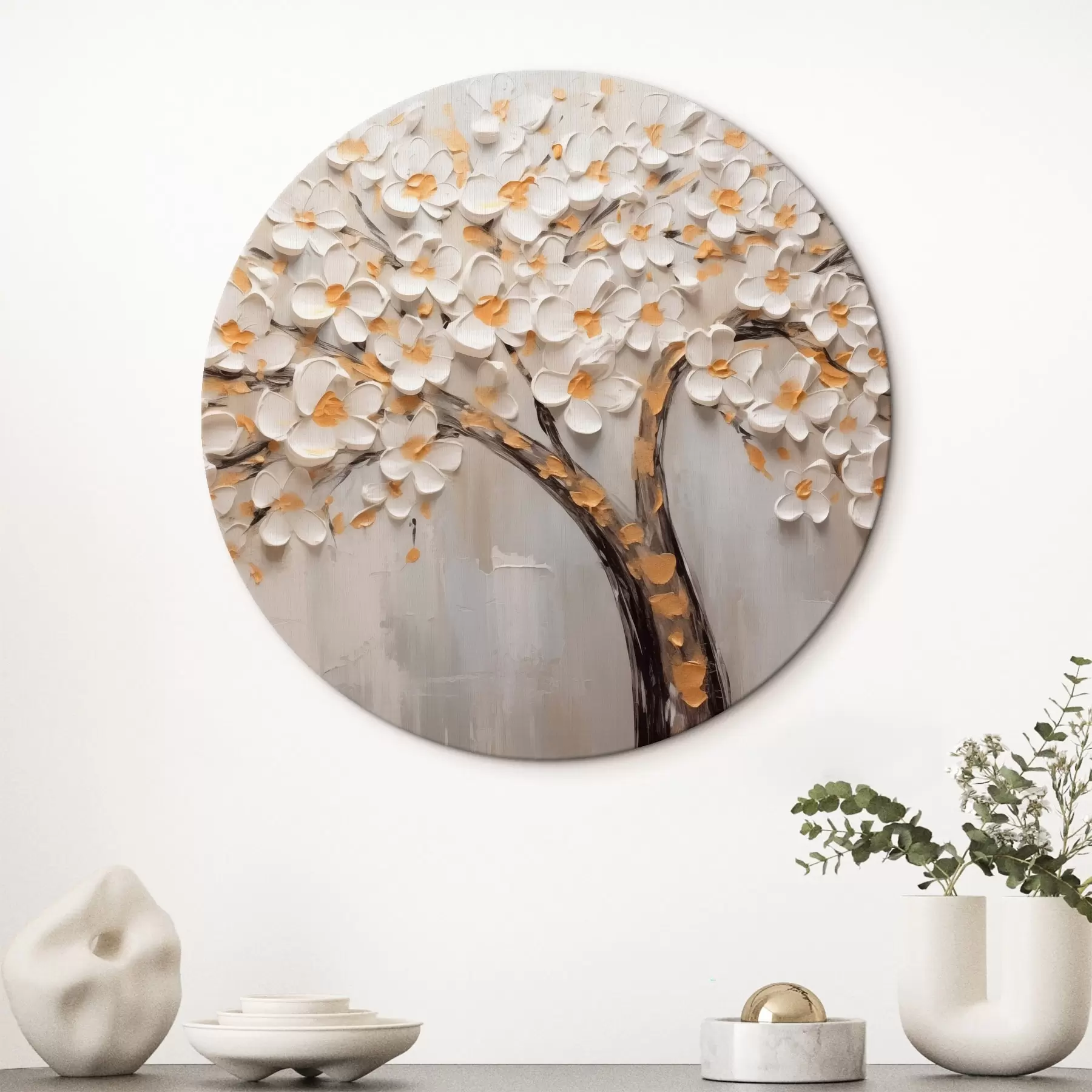  Peintures Image volumétrique d'un arbre à fleurs r42658