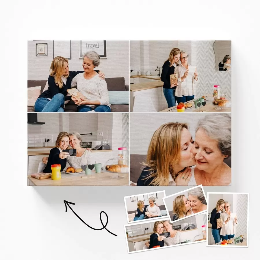  Schilderijen Gekoesterde momenten met dierbaren s42736