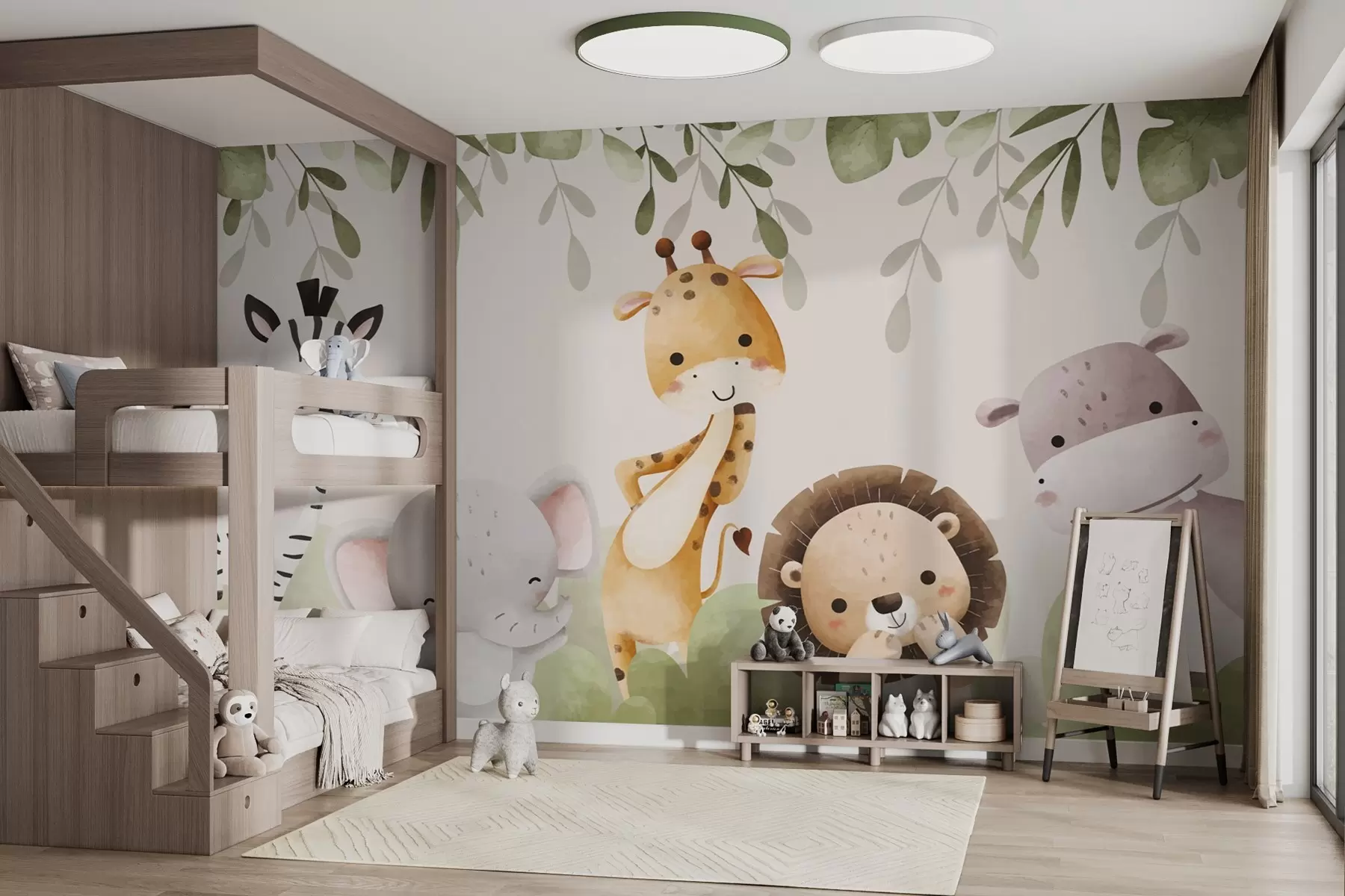 Fotobehang Schattige dieren en planten w02964