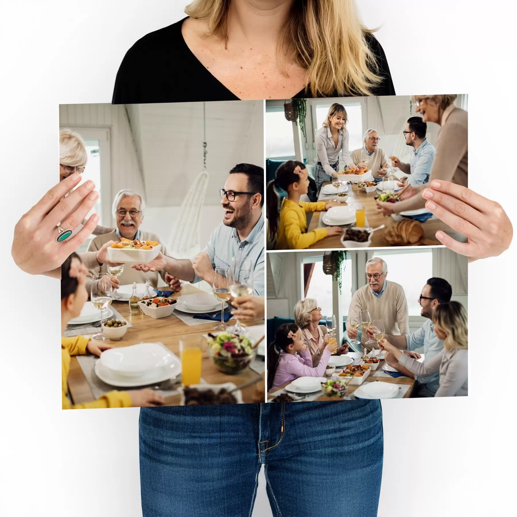  Peintures Réunir la famille autour de délicieux repas s42801
