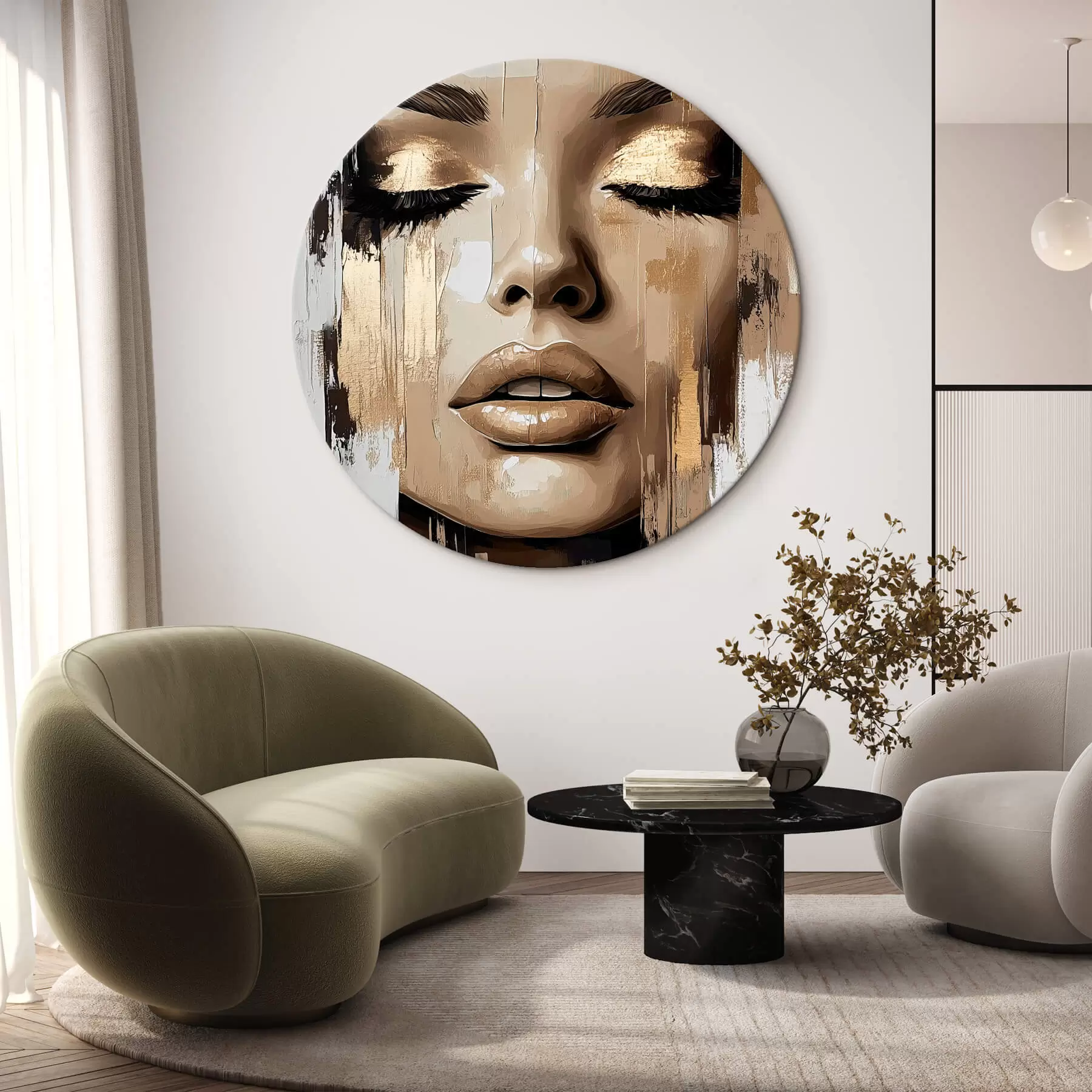  Schilderijen Een portret van een vrouw r42598